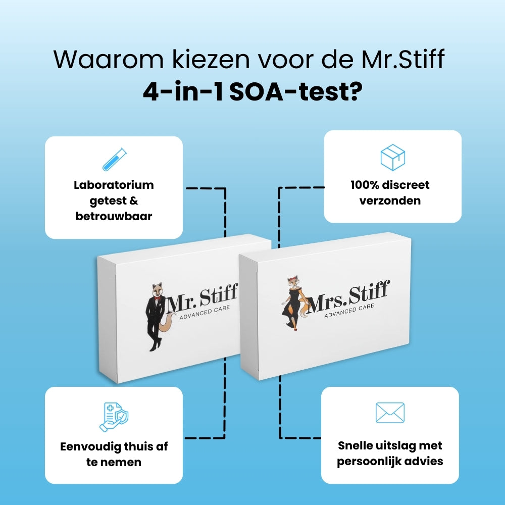 SOA test 4 in 1 - Inclusief Medische Nazorg